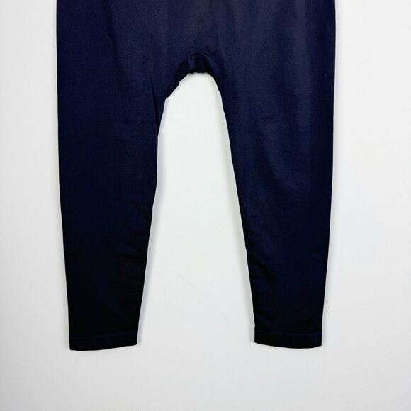 GYMSHARK | Seamless Fit Cropped Leggings Black & Gray Women’s Size Medium - Picture 4 of 7